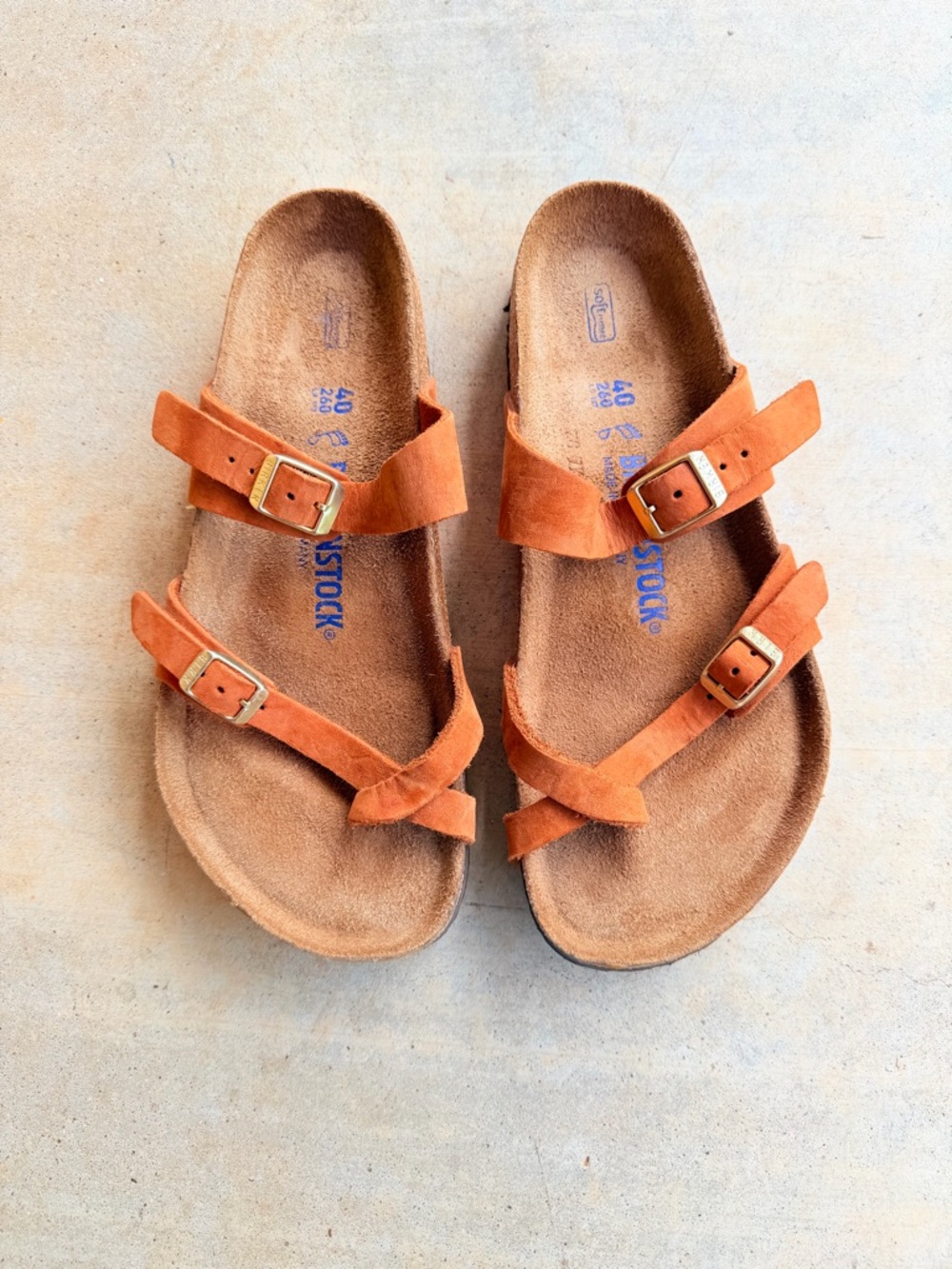 Birkenstock 40 100% Leather New